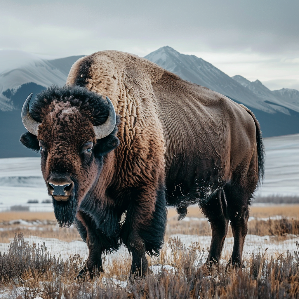 Wood Bison in the Arctic Endangered Species