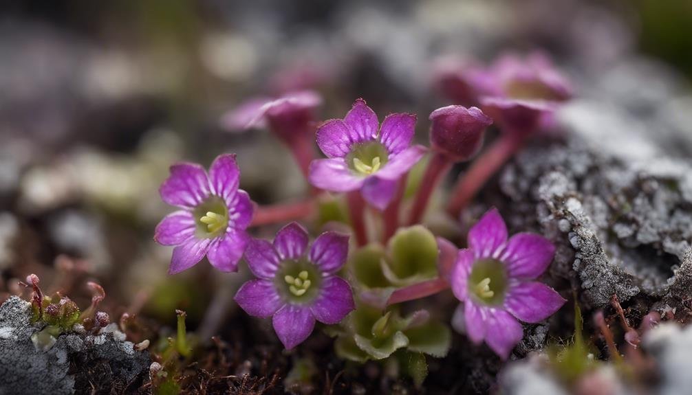 Purple Saxifrage (Saxifraga Oppositifolia)