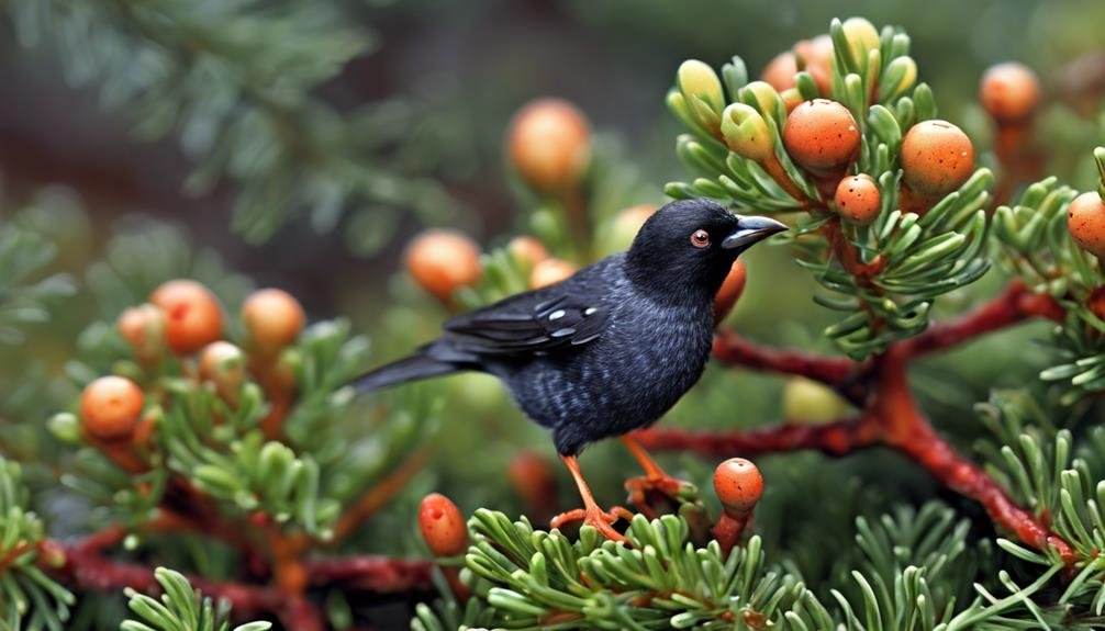 evergreen shrub physical traits of the Crowberry (Empetrum Nigrum)