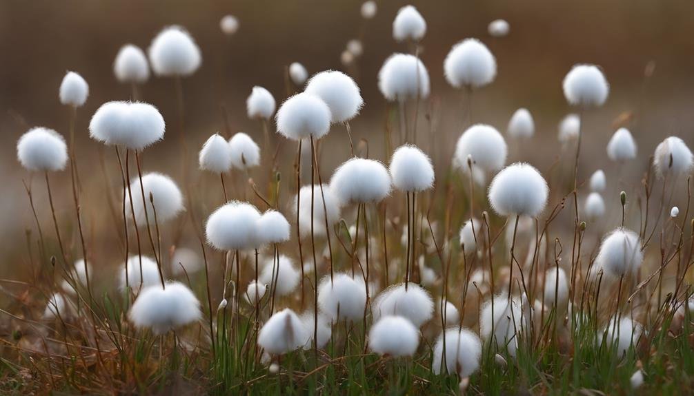 Cotton Grass (Eriophorum) fields in the Arctic