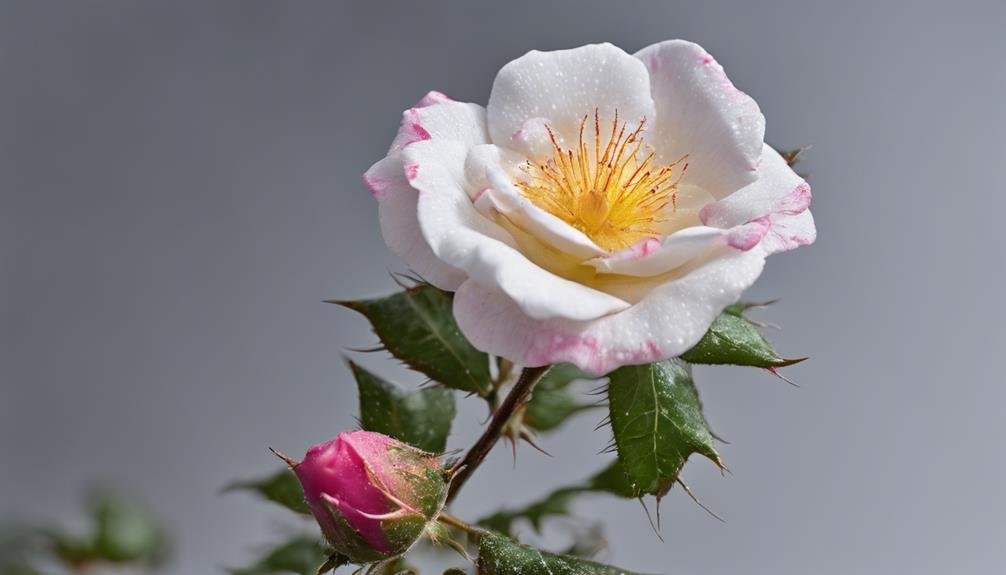 Tundra Rose (Rosa acicularis) - Arctic Tundra - Beautiful white roses