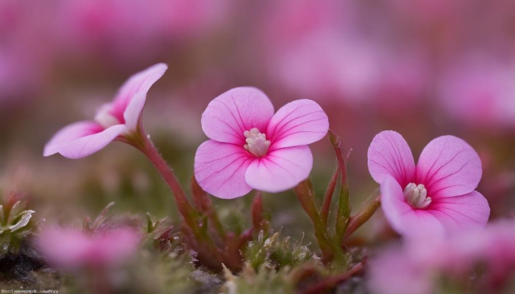 Diapensia lapponica - Arctic Flora - Pink Delicate Flowers