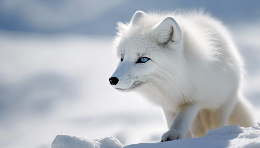 winter strategies of arctic foxes