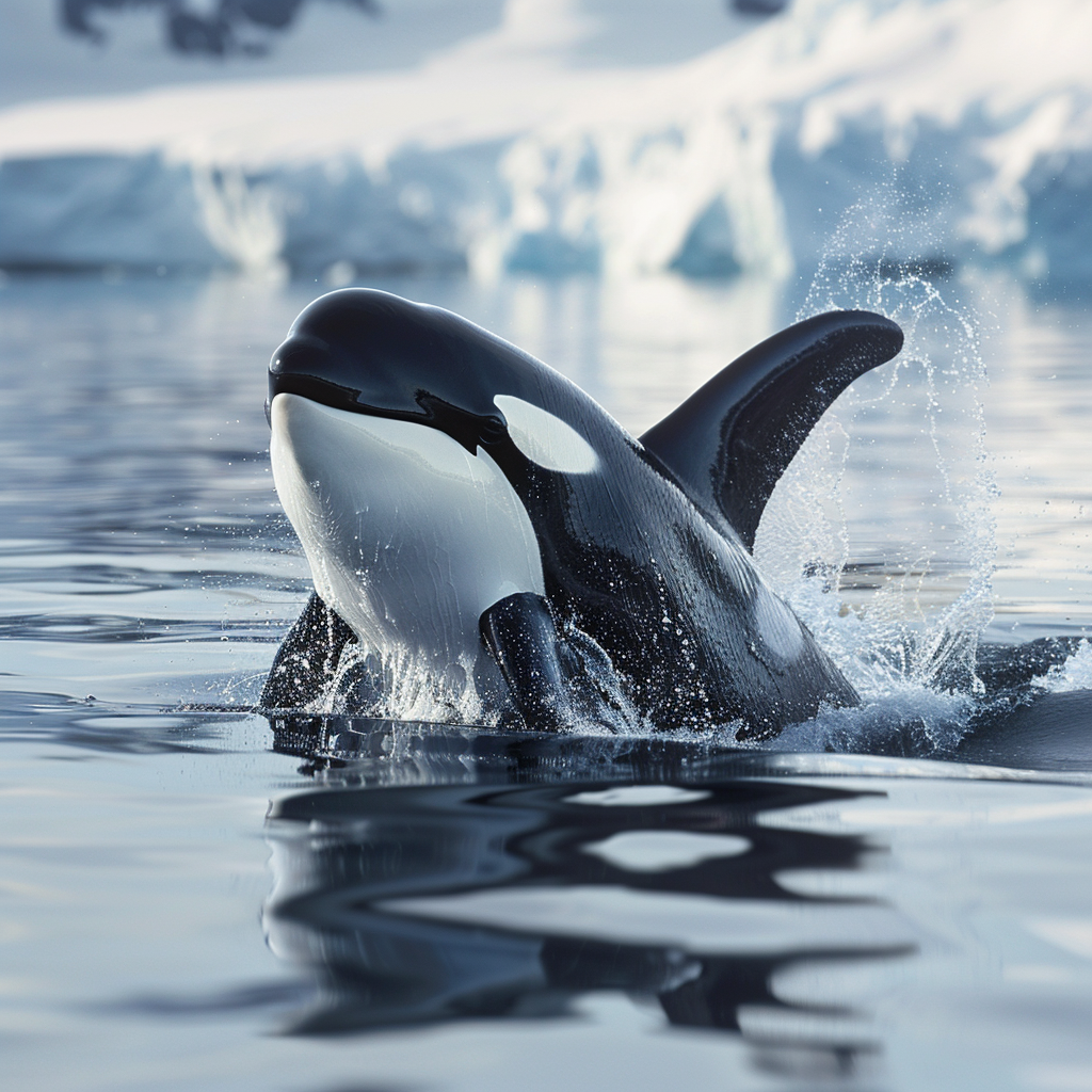 Orca Whale Attacks Great White Shark