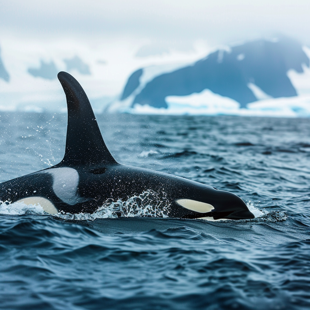 Single Orca Whale Attacks Great White Shark