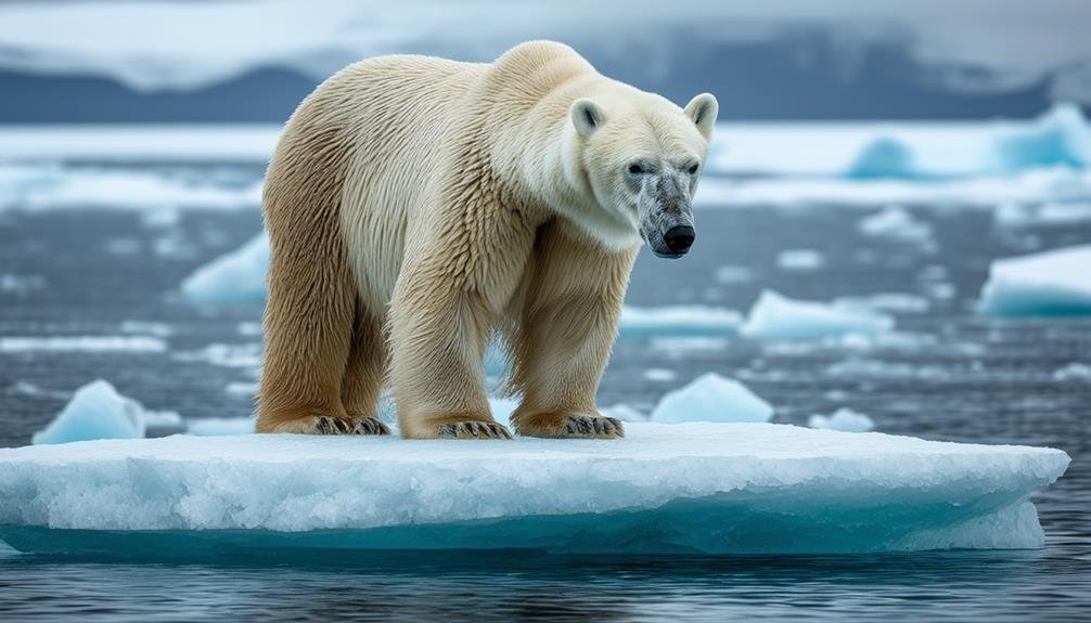 melting ice declining habitat