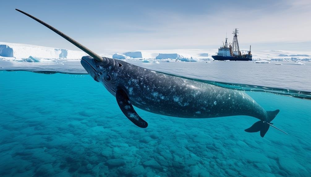 narwhal population under threat