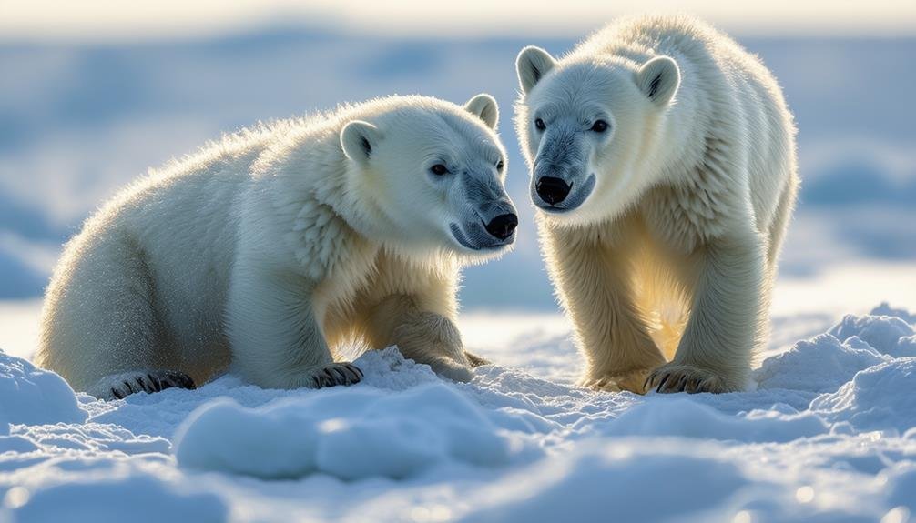 Fascinating Winter Behaviors of Polar Bear Cubs