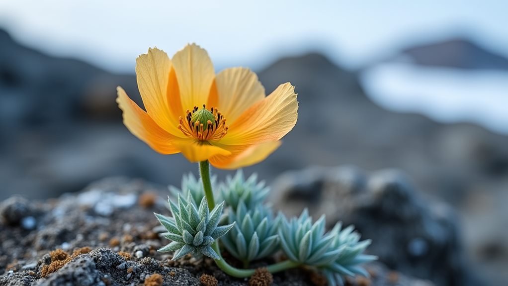 Arctic Poppy (Papaver Radicatum)