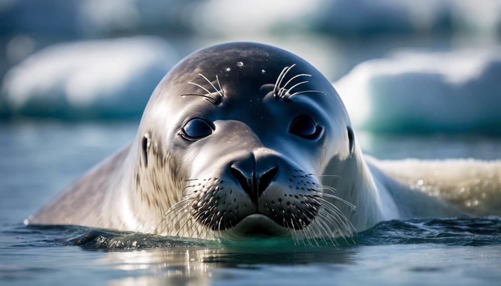 underwater vision with dark eyes