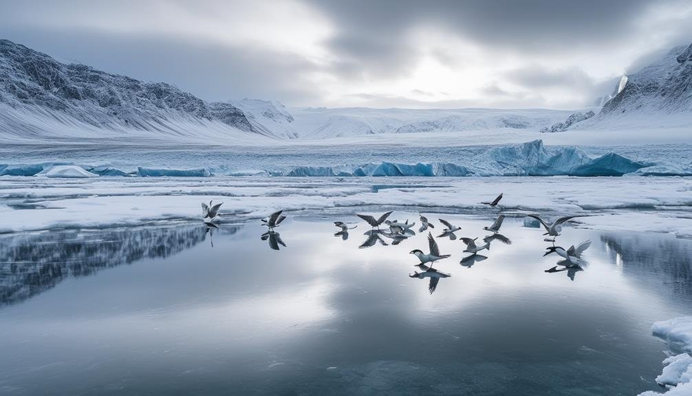 polar bird impacts climate