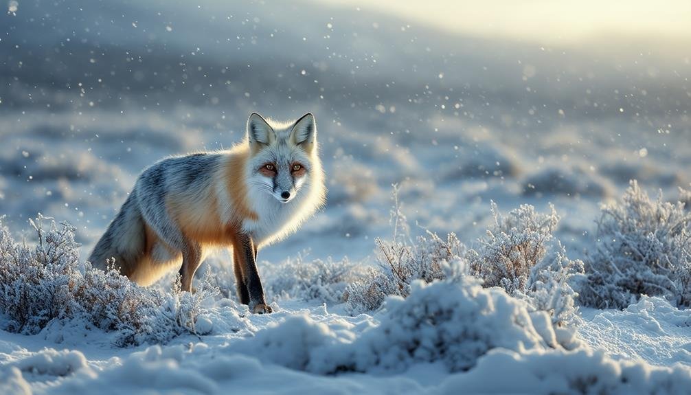 The Hidden Homes of Snow-loving Foxes