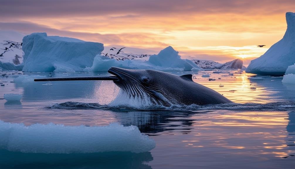 narwhals in arctic ecosystems