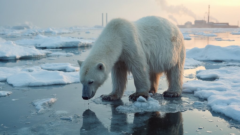 chemical pollution endangers polar bears